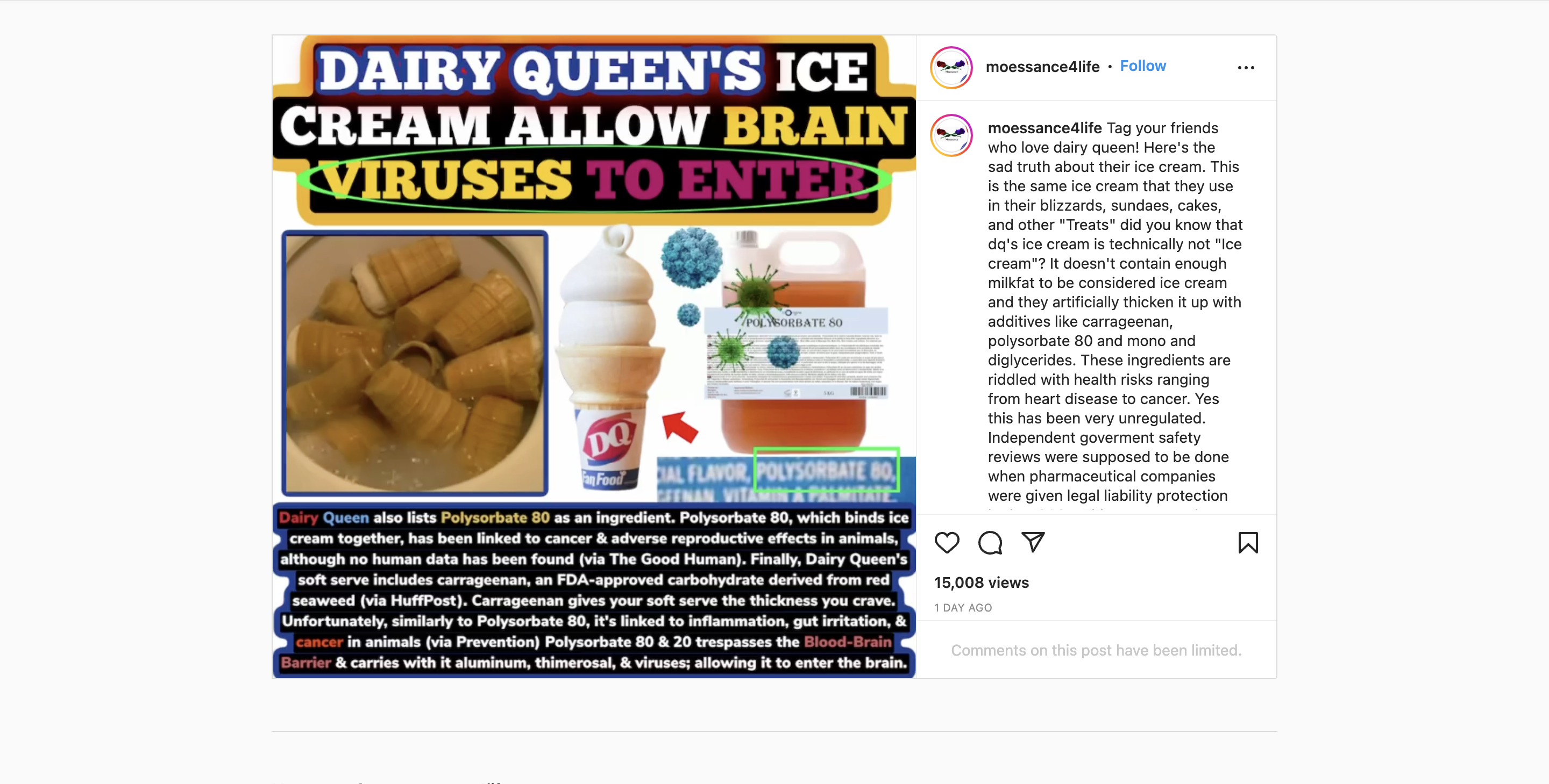 Fact Check Food Additives Found In Dairy Queen Soft Serve Are NOT